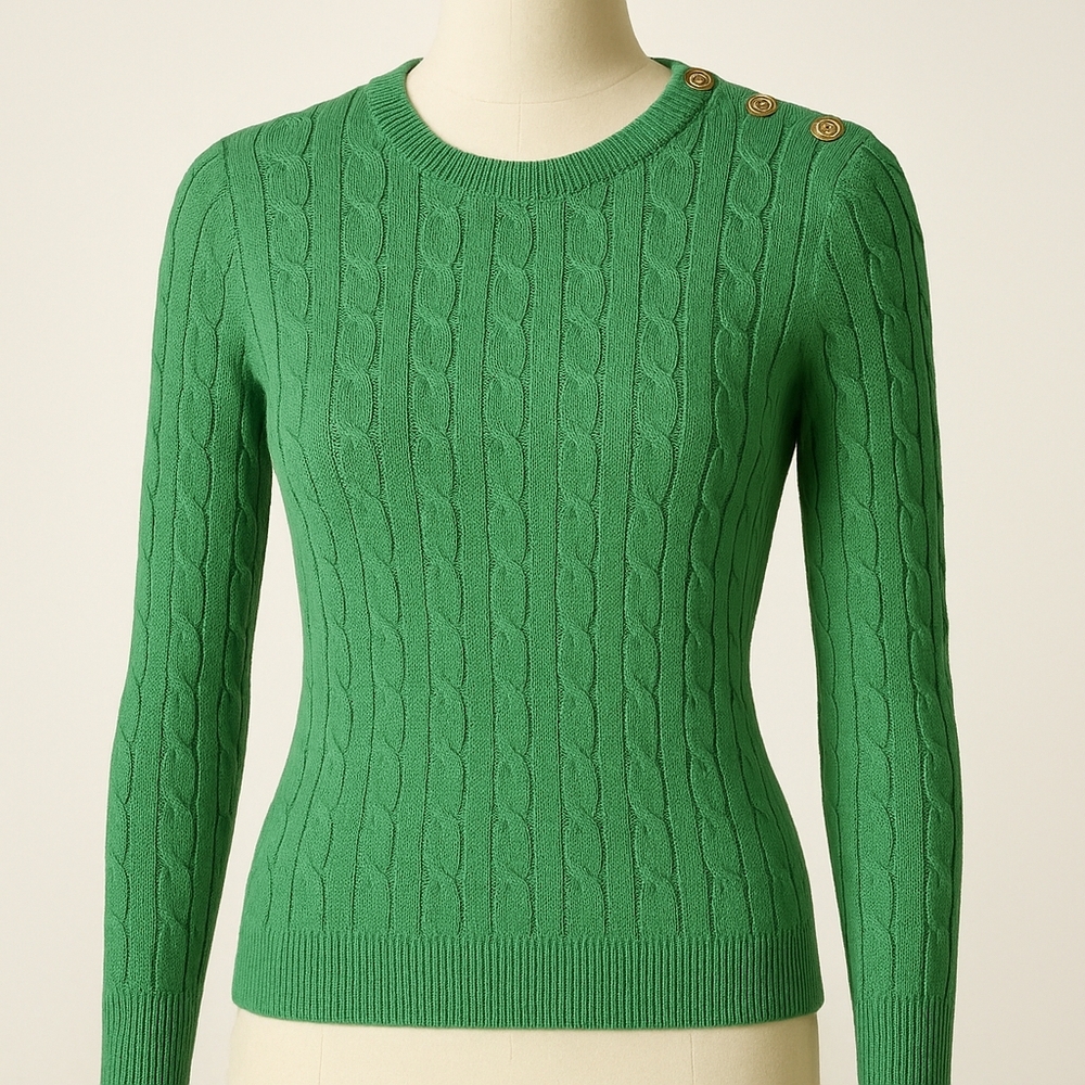 Green Ralph Lauren Sweater XS